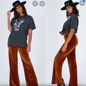Princess Polly Theo velvet flares - us 6